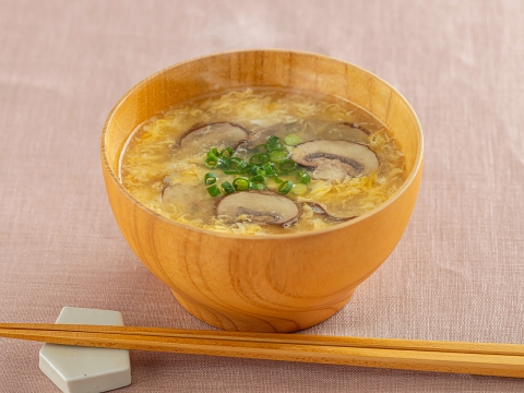 とかちマッシュのかきたま汁